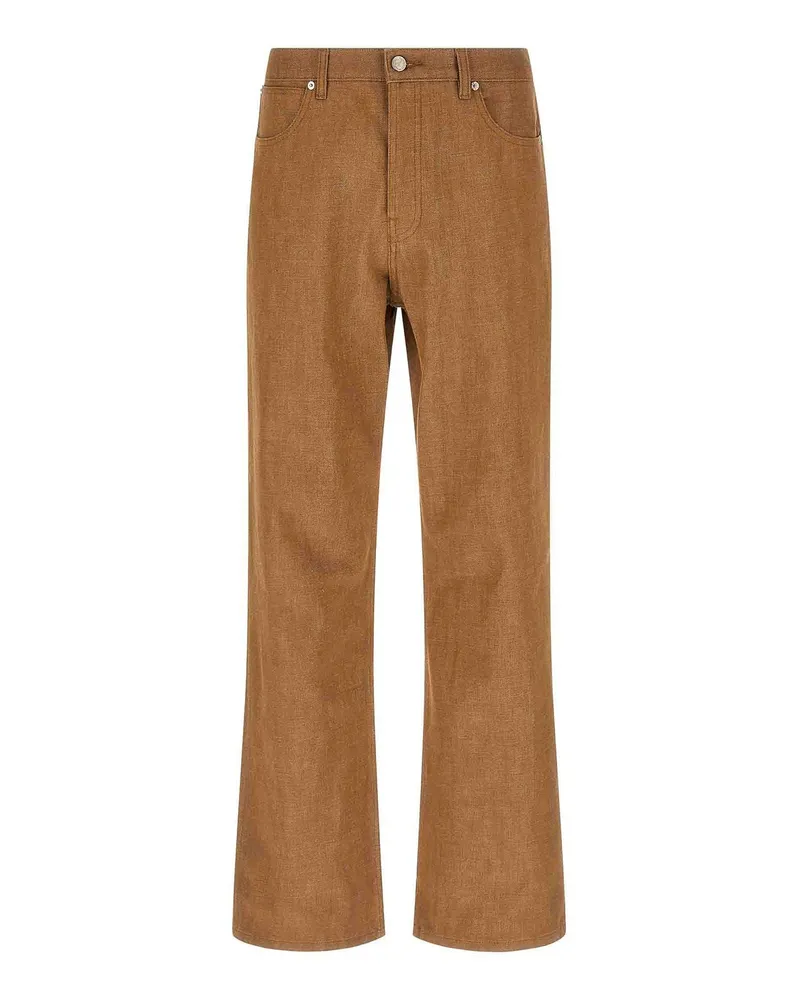 A.P.C. A. P.C. Straight Leg Jeans - Braun Braun