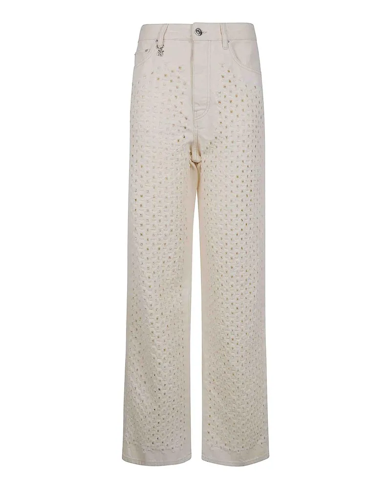 Amiri Straight Leg Jeans - Nude Nude