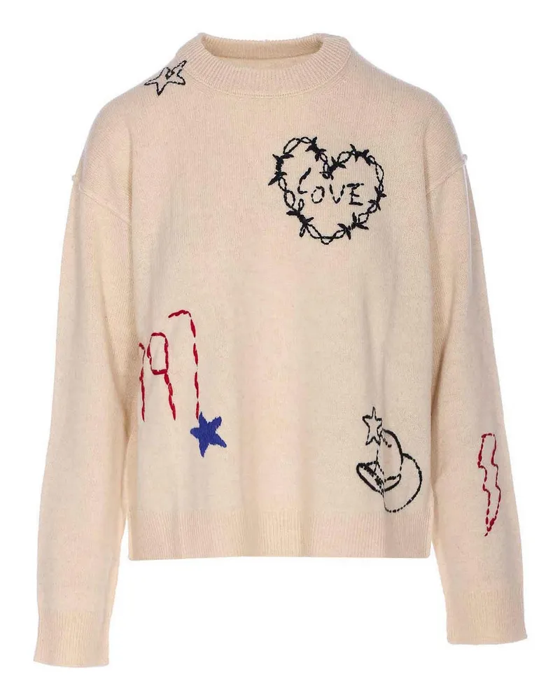 Zadig & Voltaire Rundhalspullover - Beige Beige