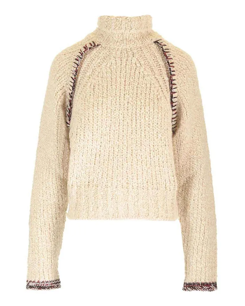 Durazzi Milano Rundhalspullover - Beige Beige