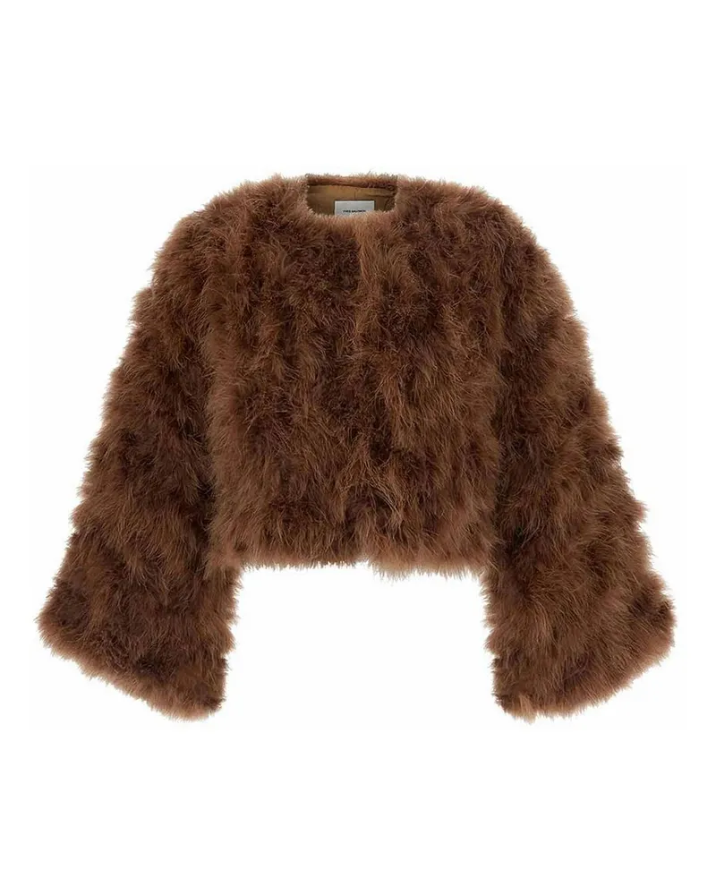 Yves Salomon Casualjacke - Braun Braun