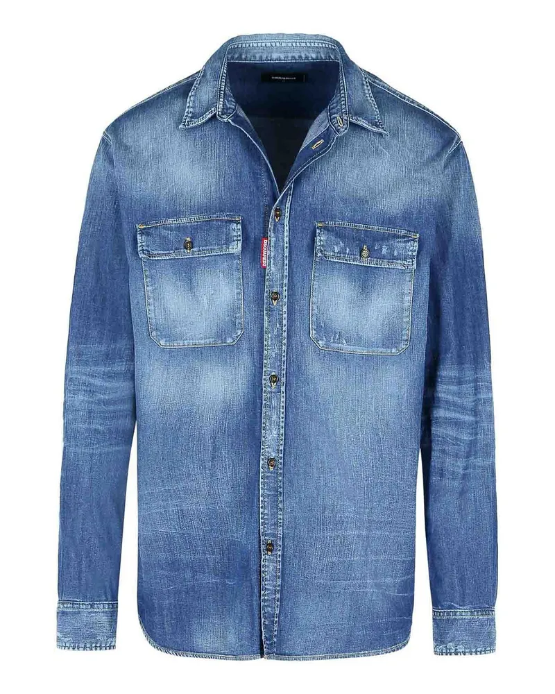 Dsquared2 Hemd - Hellblau Hellblau
