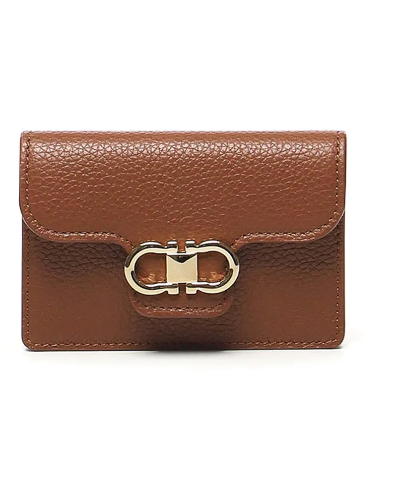 Ferragamo Portemonnaie - Braun Braun
