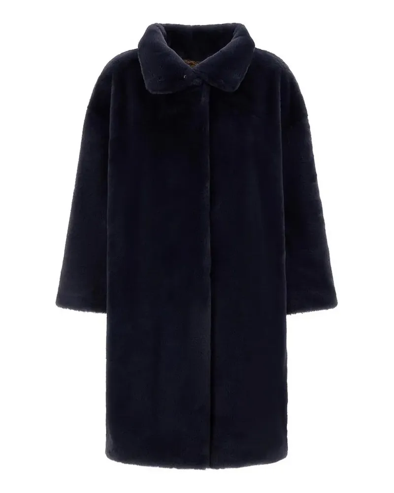 Herno Knielanger Mantel - Blau Blau
