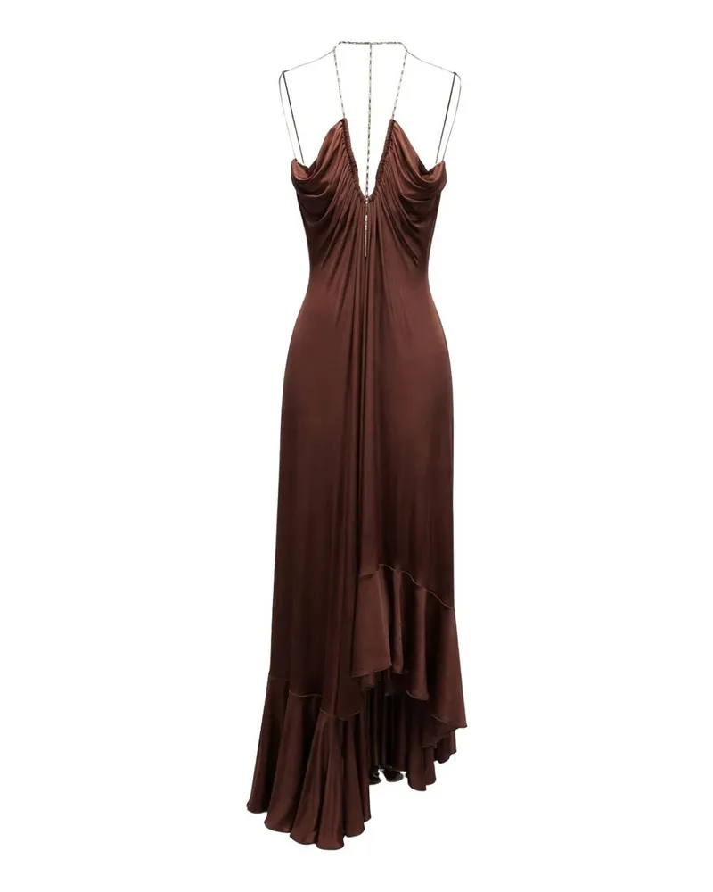 Amen Knielanges Kleid - Braun Braun