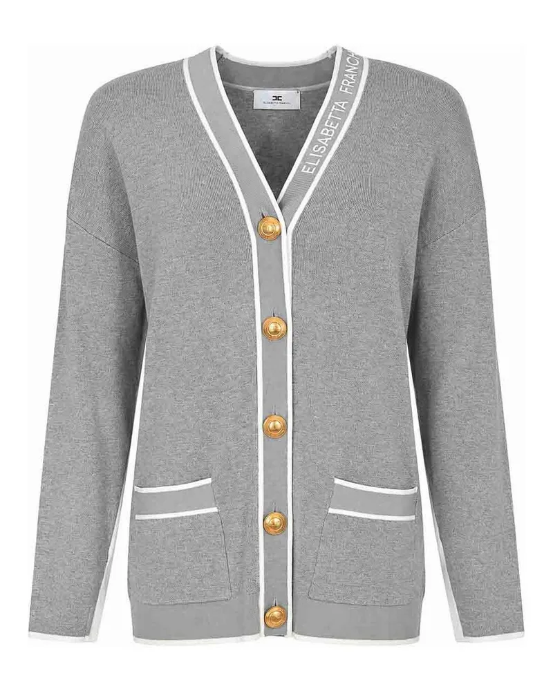 Elisabetta Franchi Cardigan - Grau Grau