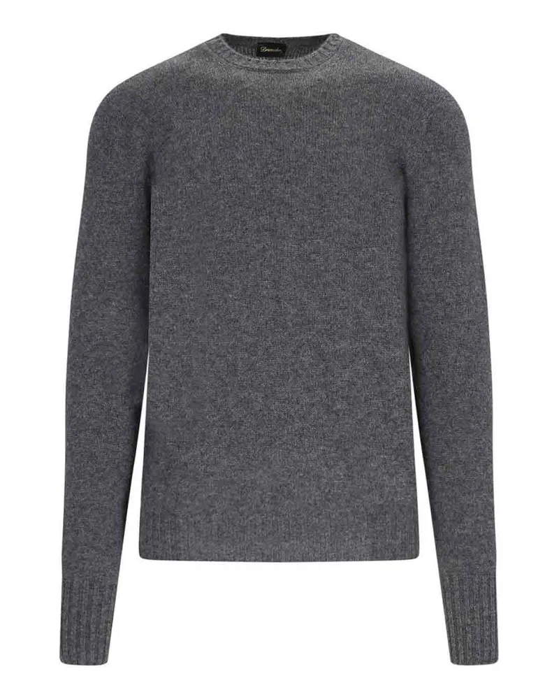 Drumohr  U-Boot-Pullover - Grau Grau