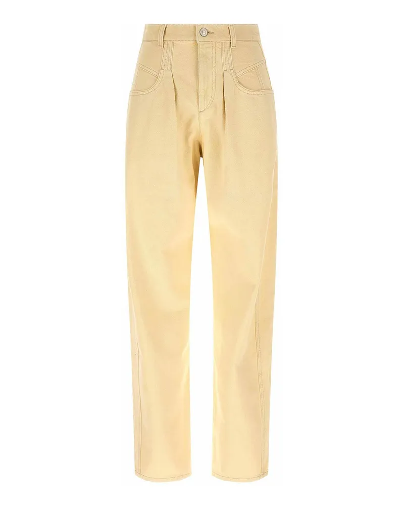 Isabel Marant Straight Leg Jeans - Beige Beige