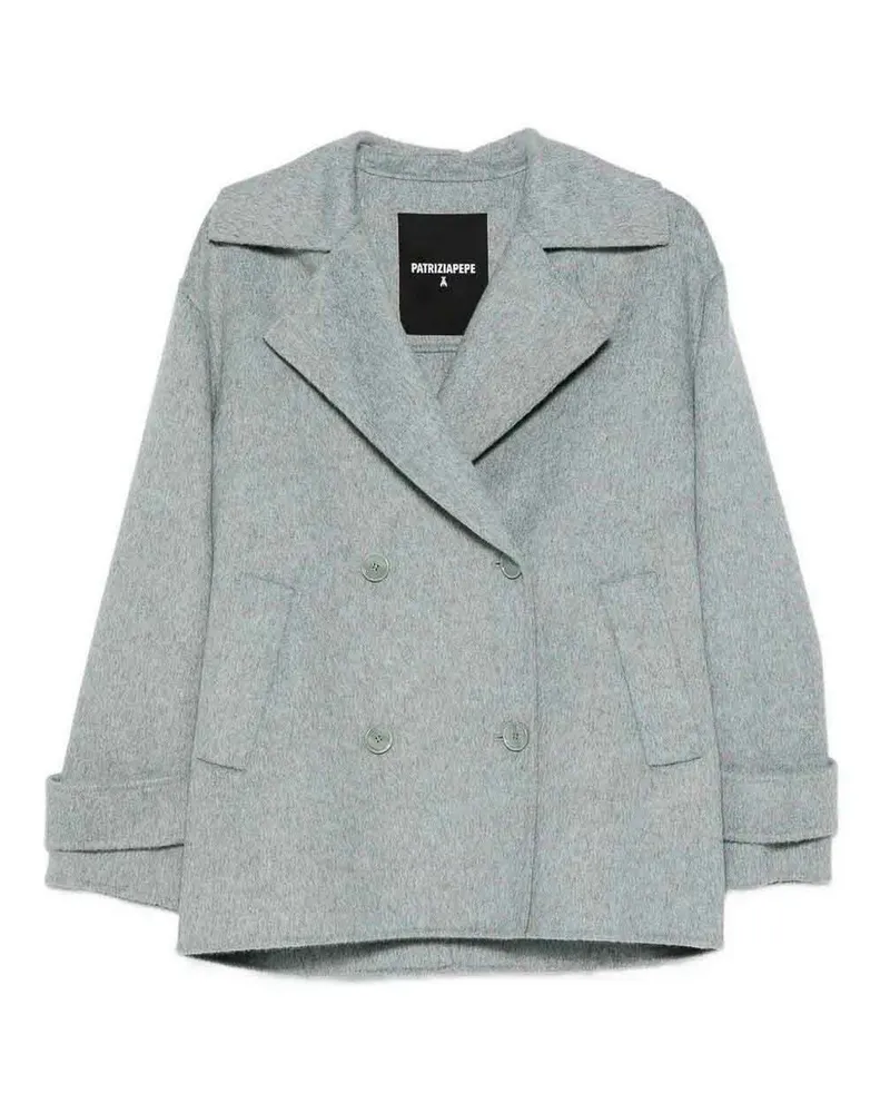 Patrizia Pepe Kurzer Mantel - Grau Grau