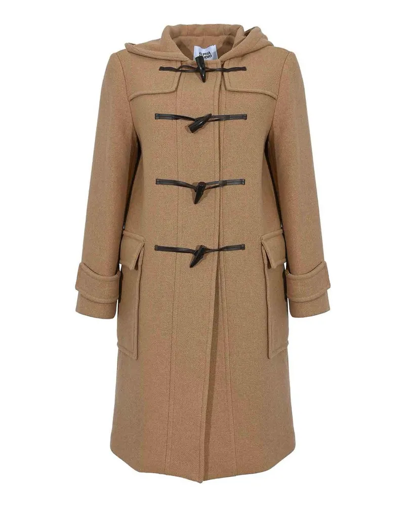 Alpha Studio Knielanger Mantel - Camel Camel