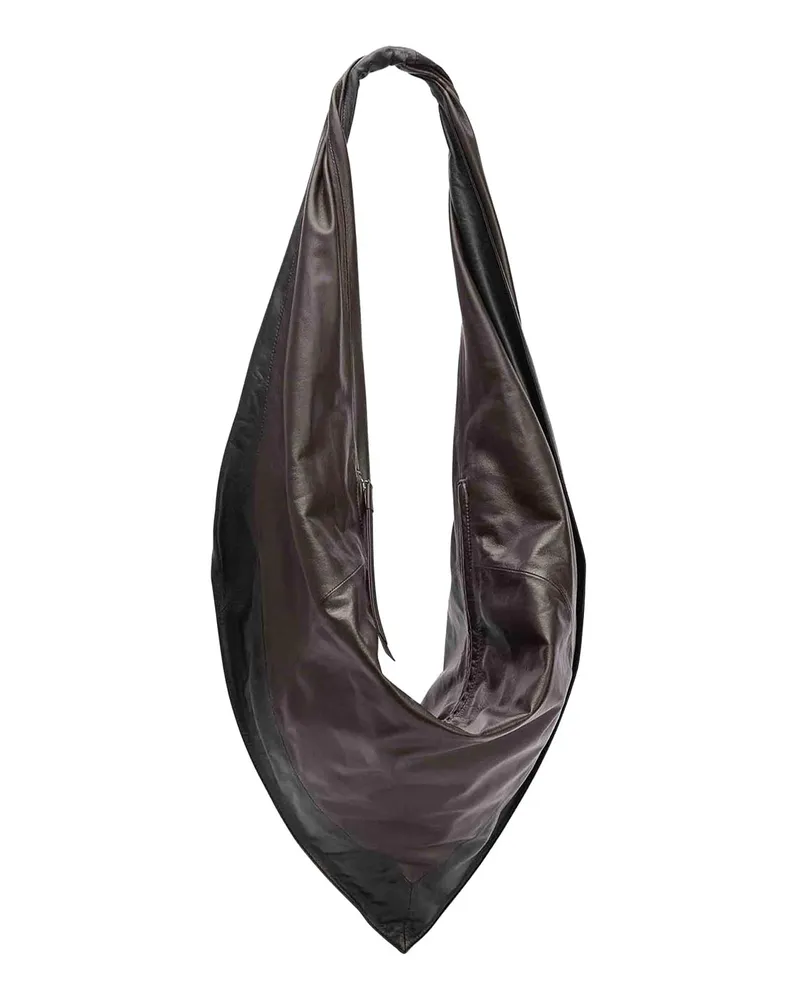 Christophe Lemaire Schultertasche - Schwarz Schwarz