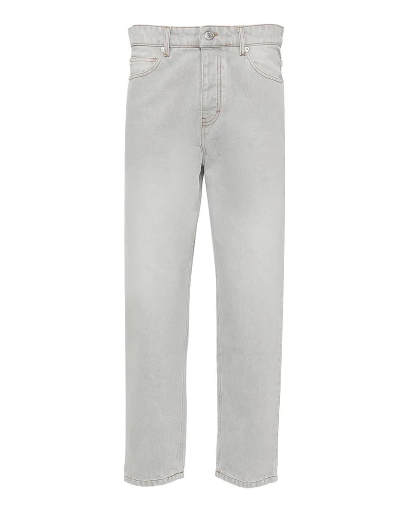 AMI Paris Straight Leg Jeans - Hellgrau Hellgrau