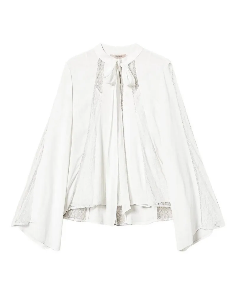 Twin-Set Bluse - Weiß Weiß