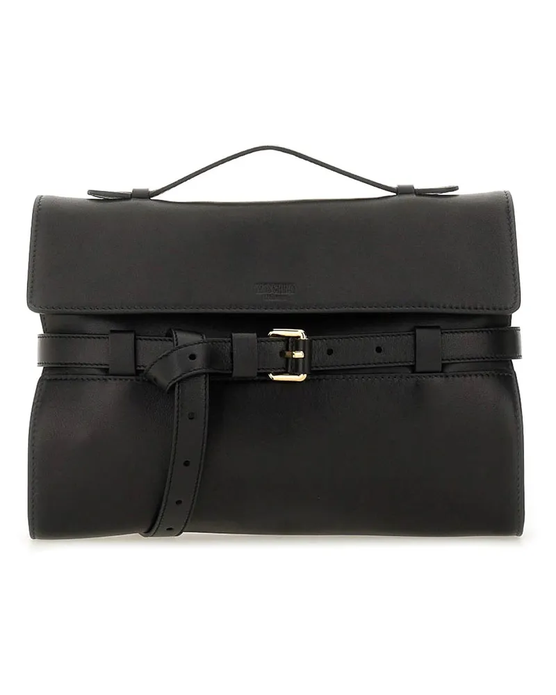 Moschino Clutch - Schwarz Schwarz