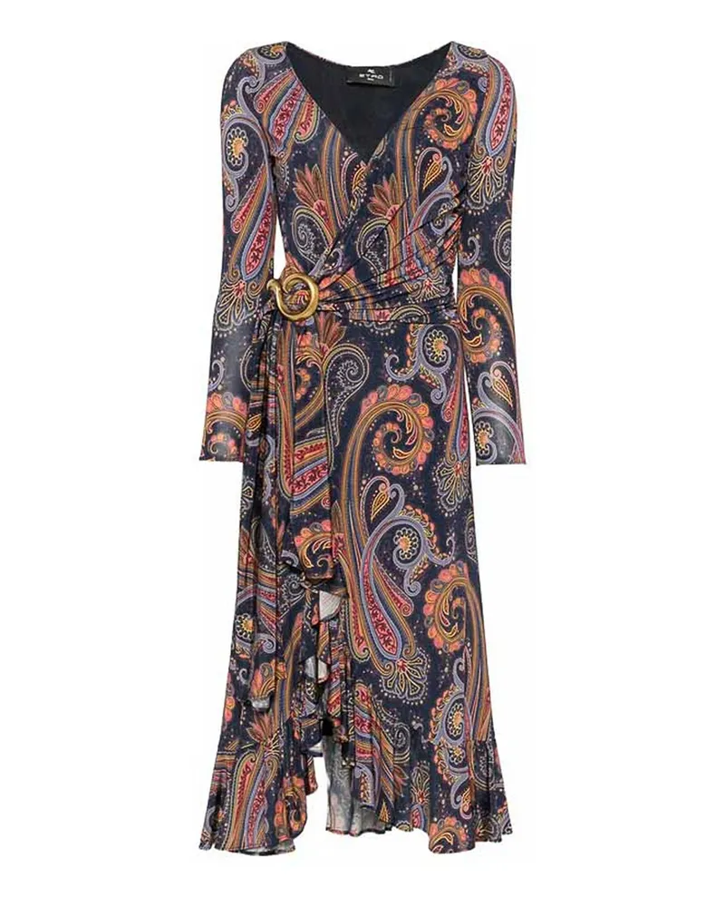 Etro Knielanges Kleid - Blau Blau