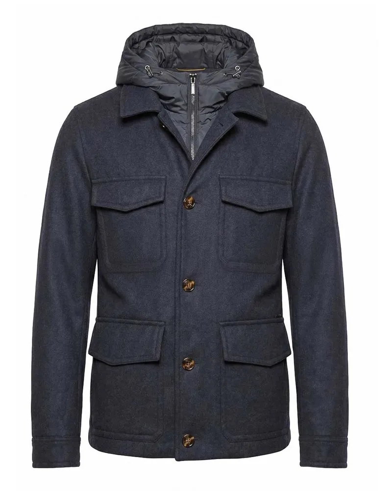 MOORER Casualjacke - Blau Blau
