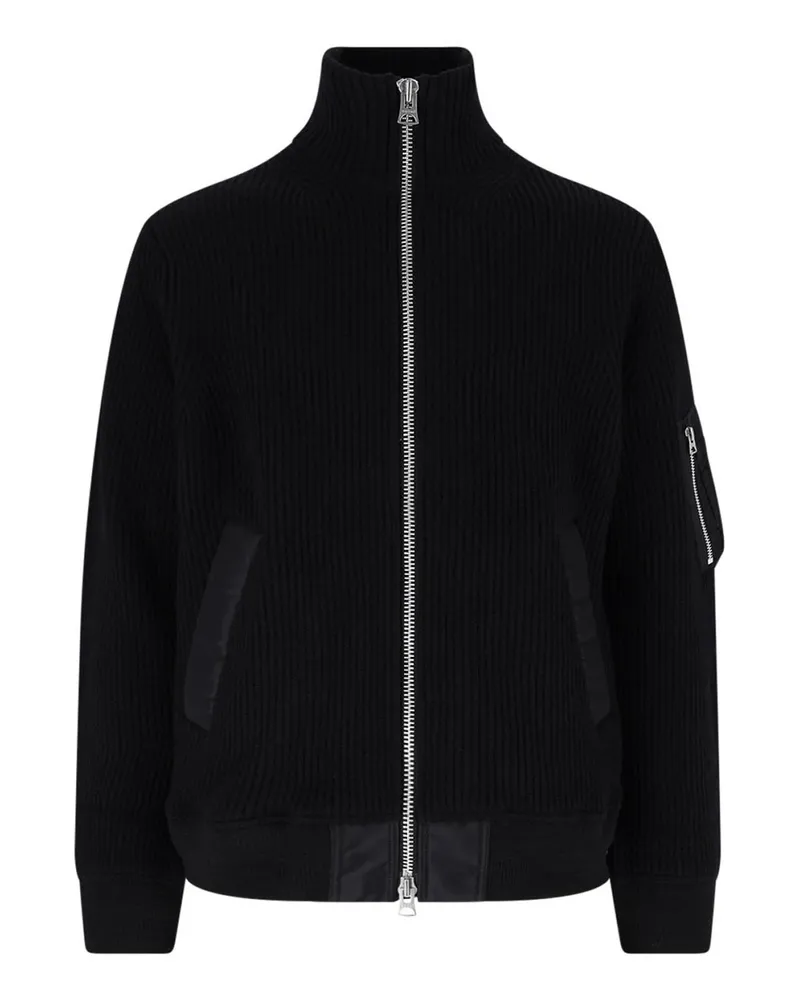 Sacai Cardigan - Schwarz Schwarz