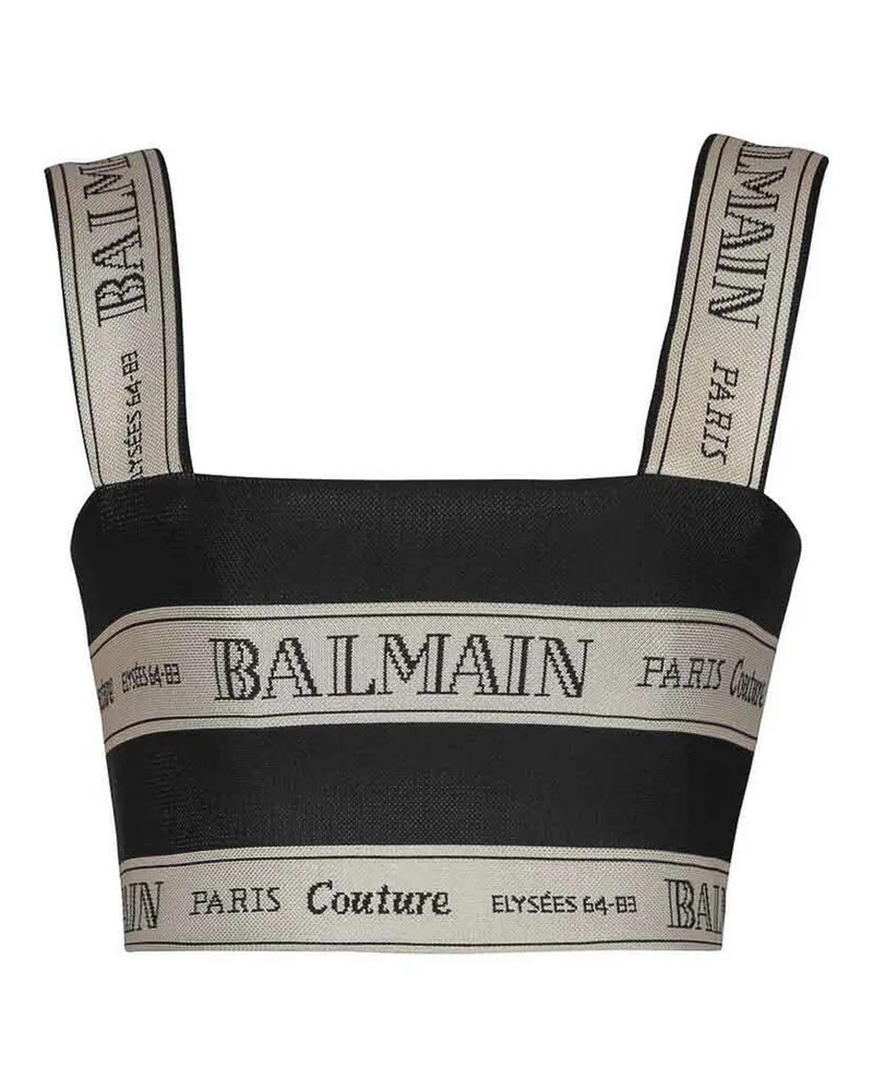 Balmain Top - Schwarz Schwarz