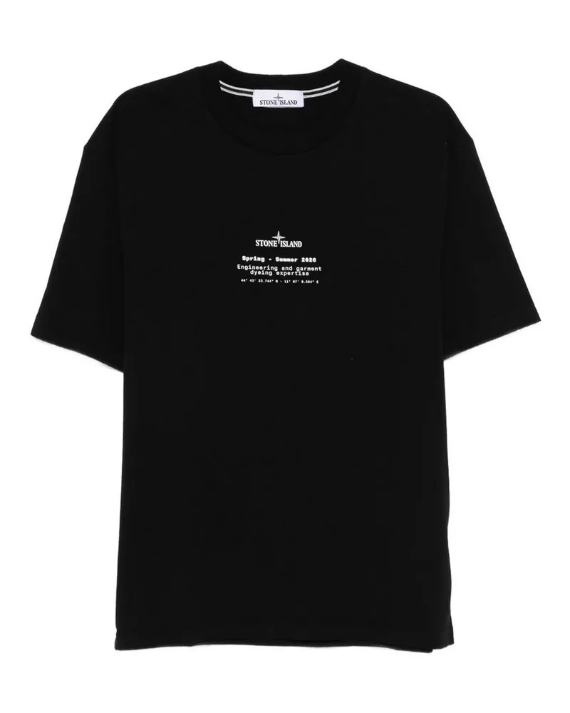 Stone Island T-Shirt - Schwarz Schwarz