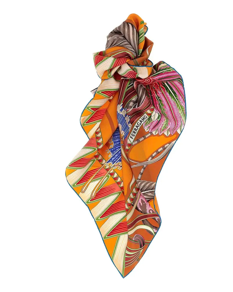 Ferragamo Schal - Orange Orange