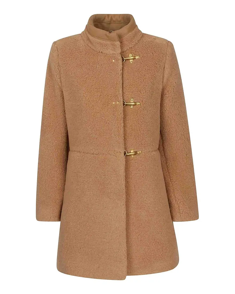 Fay Kurzer Mantel - Beige Beige