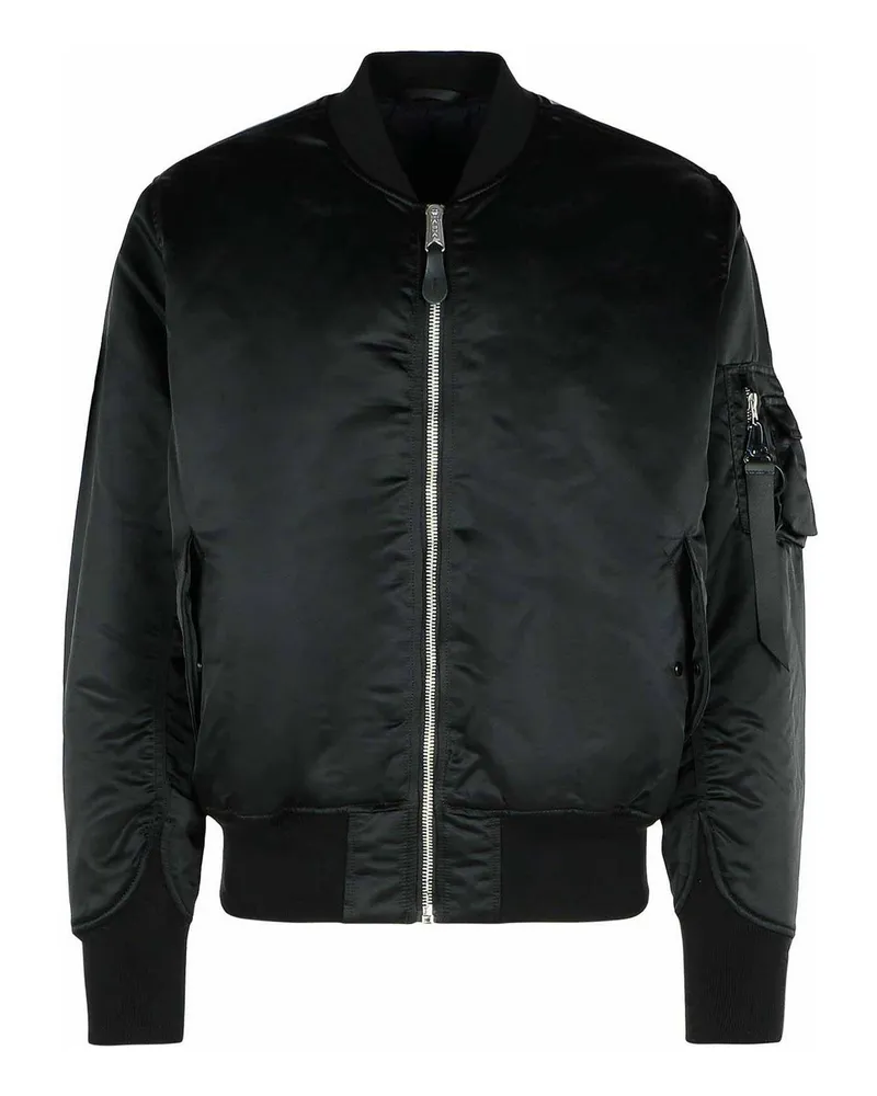 Alpha Industries Bomberjacke - Schwarz Schwarz