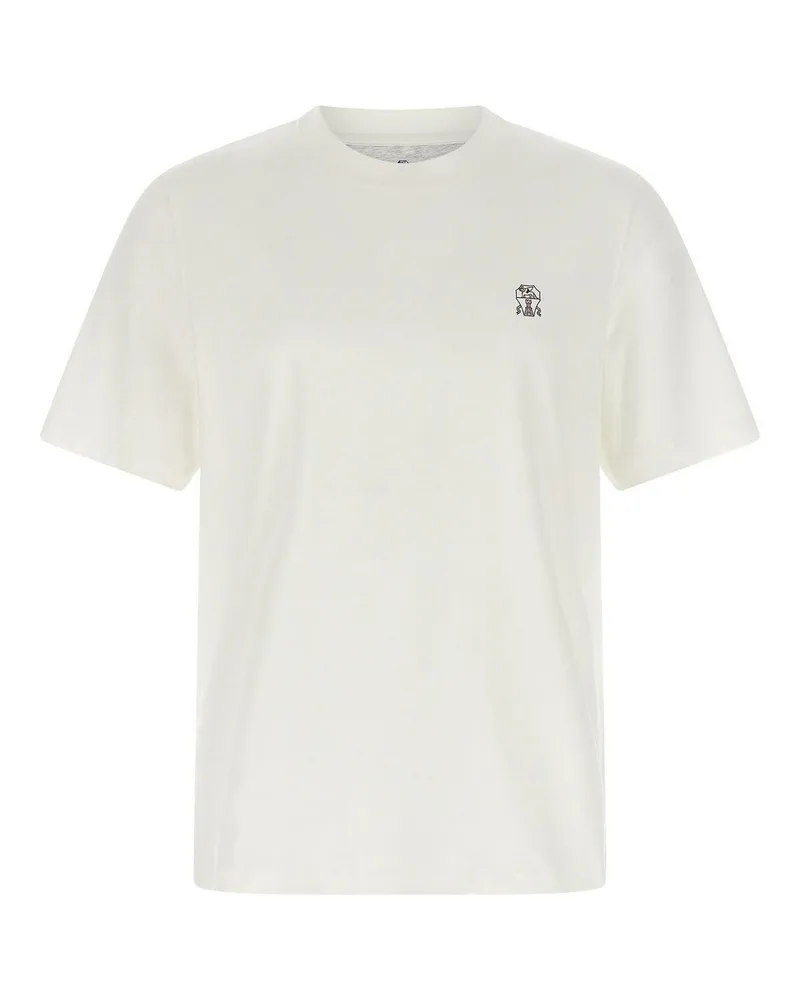 Brunello Cucinelli T-Shirt - Weiß Weiß