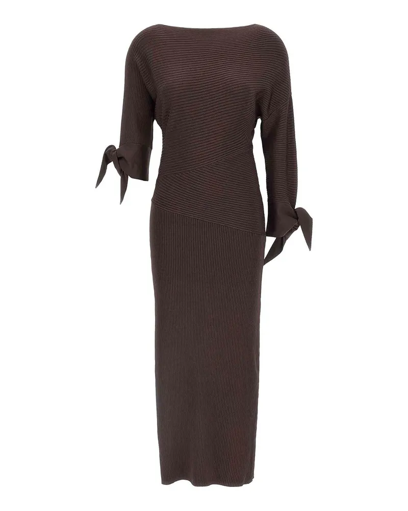 Pinko Knielanges Kleid - Braun Braun
