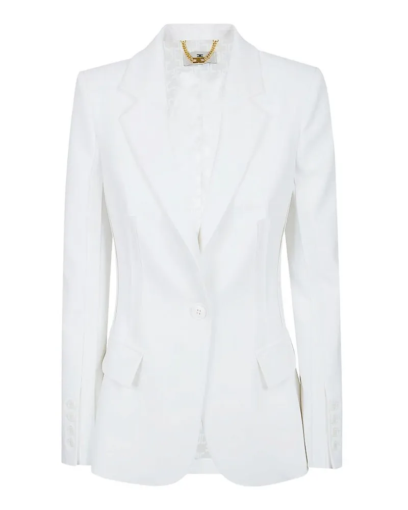 Elisabetta Franchi Blazer - Weiß Weiß