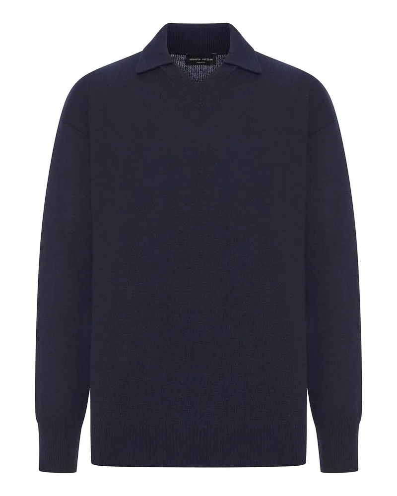 Roberto Collina Poloshirt - Blau Blau