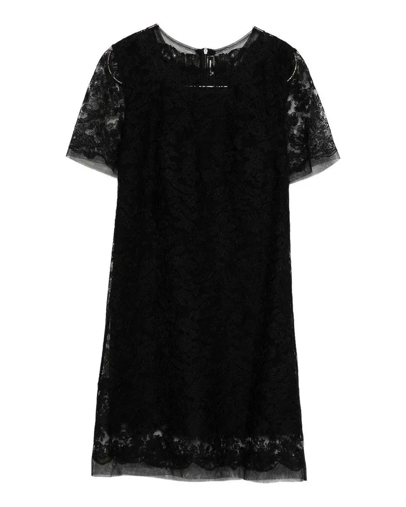 Ermanno Scervino Kurzes Kleid - Schwarz Schwarz