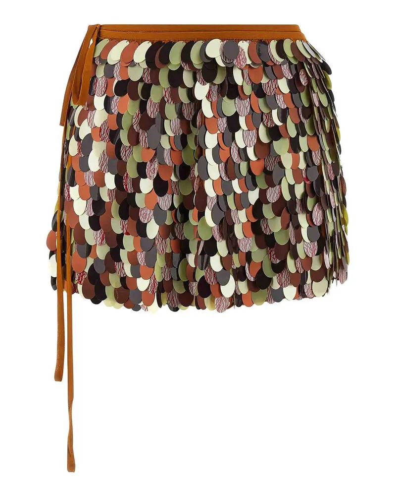 Dries van Noten Minirock - Bunt Bunt