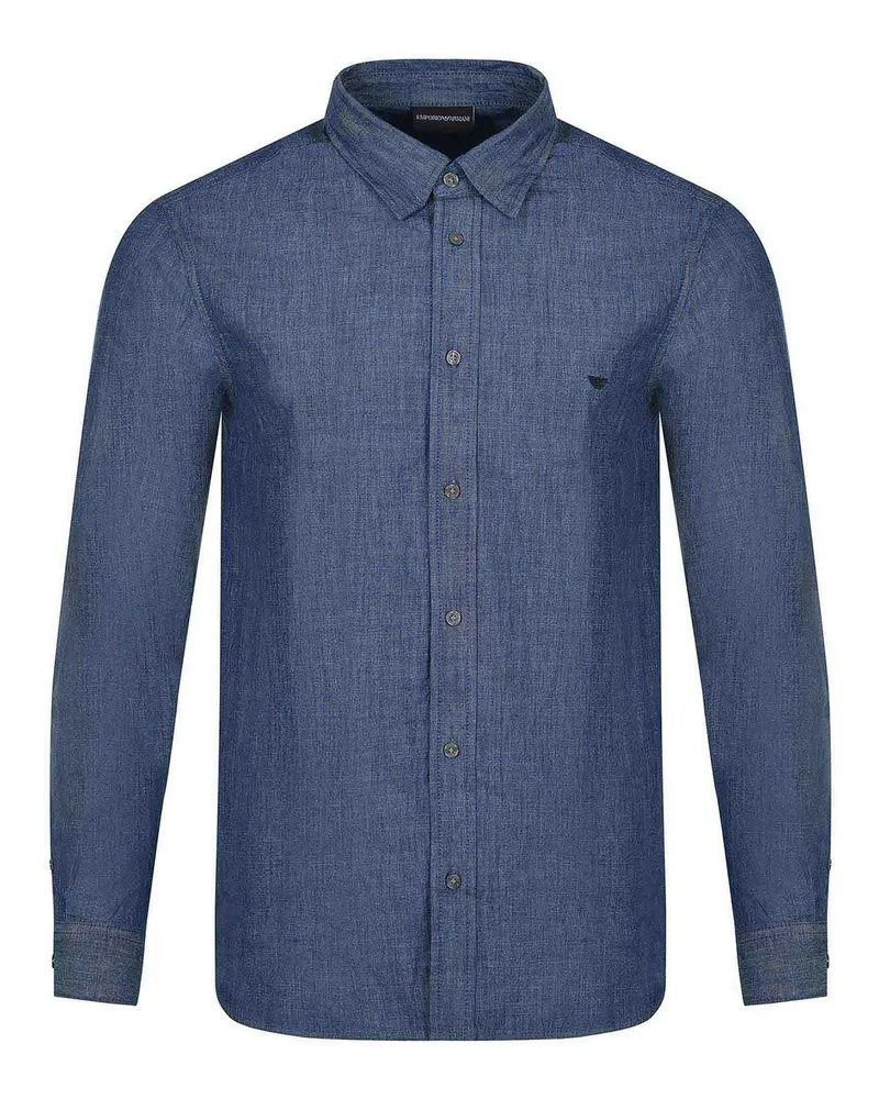 Emporio Armani Hemd - Blau Blau