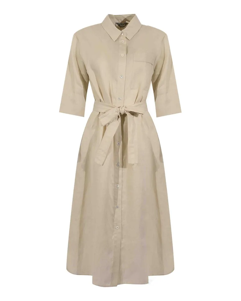 Maison Margiela Knielanges Kleid - Weiß Weiß