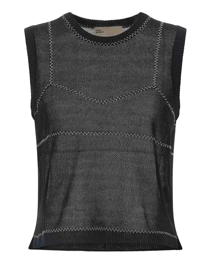 Tory Burch Top - Schwarz Schwarz