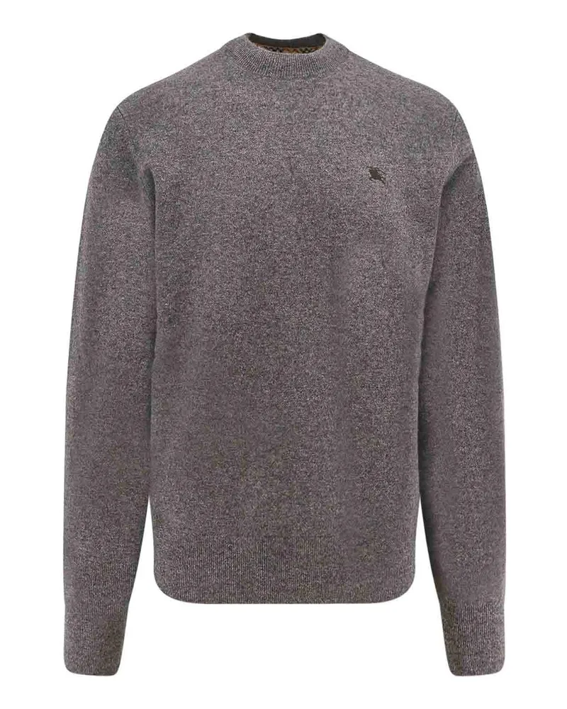 Burberry Rundhalspullover - Grau Grau