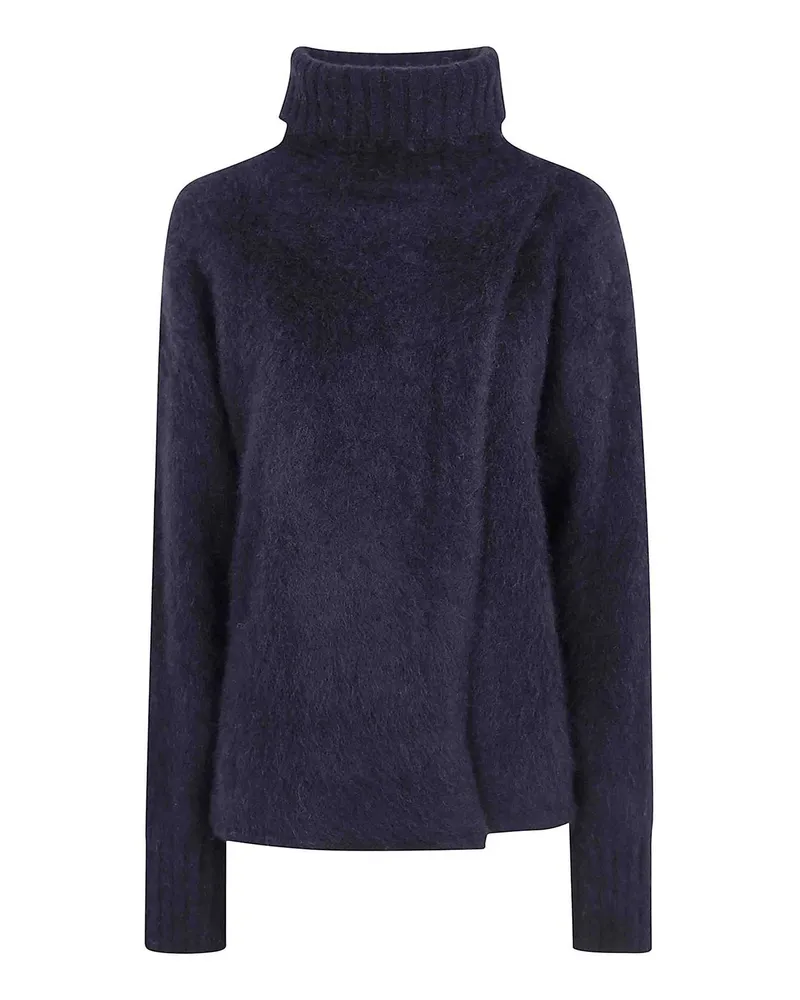 Uma Wang Rollkragenpullover - Schwarz Schwarz