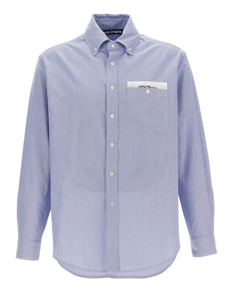 Palm Angels Hemd - Hellblau Hellblau