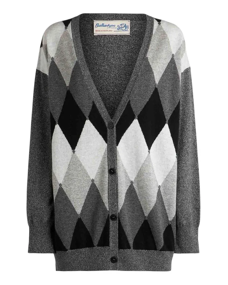 Ballantyne Cardigan - Schwarz Schwarz