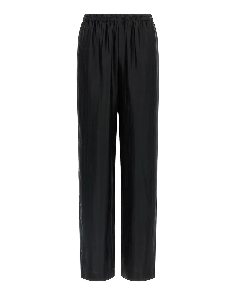 Loulou Studio Casual Hose - Schwarz Schwarz