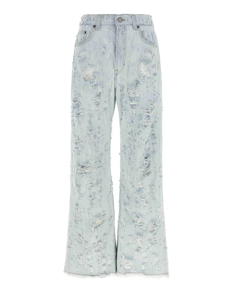 Haikure Straight Leg Jeans - Hellblau Hellblau