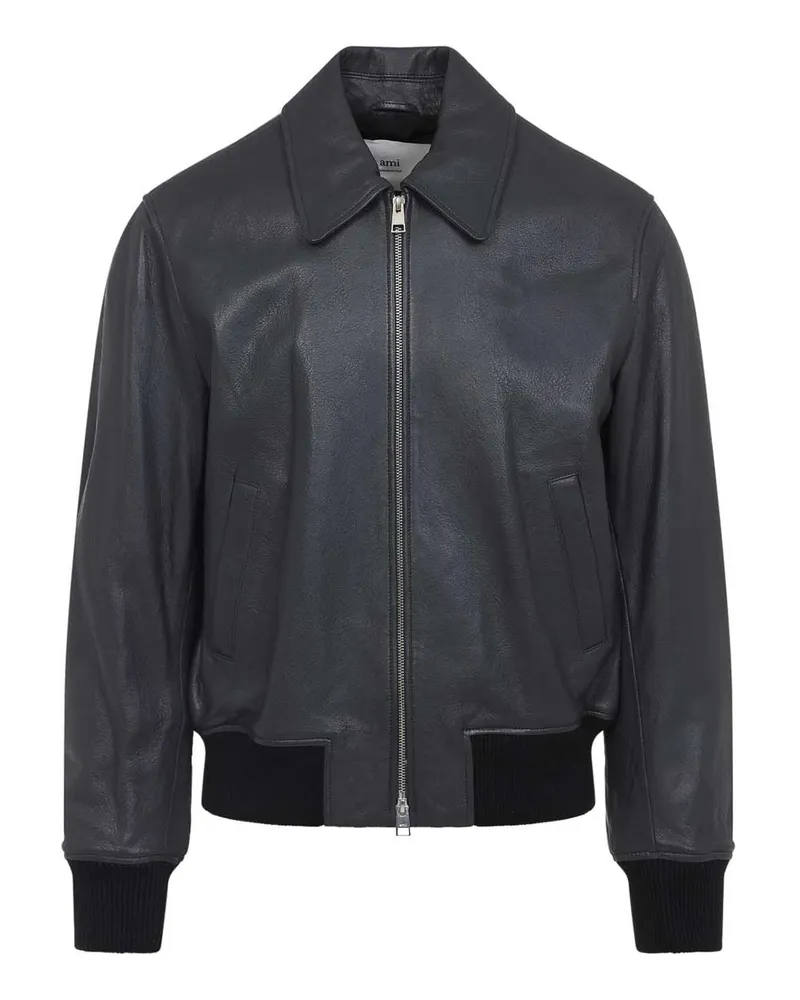 AMI Paris Casualjacke - Dunkelgrau Dunkelgrau