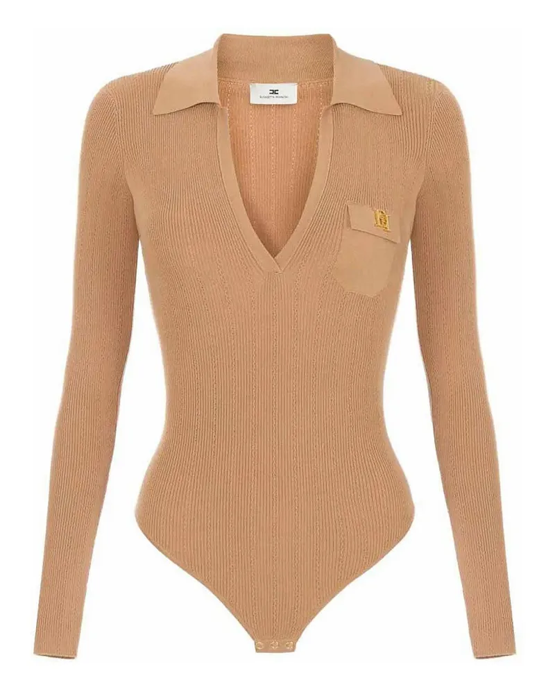 Elisabetta Franchi Top - Braun Braun
