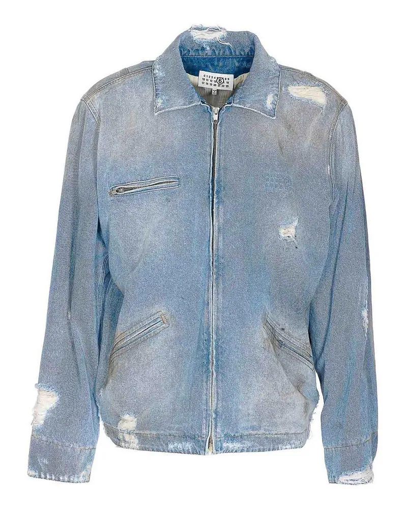 Maison Margiela Casualjacke - Blau Blau