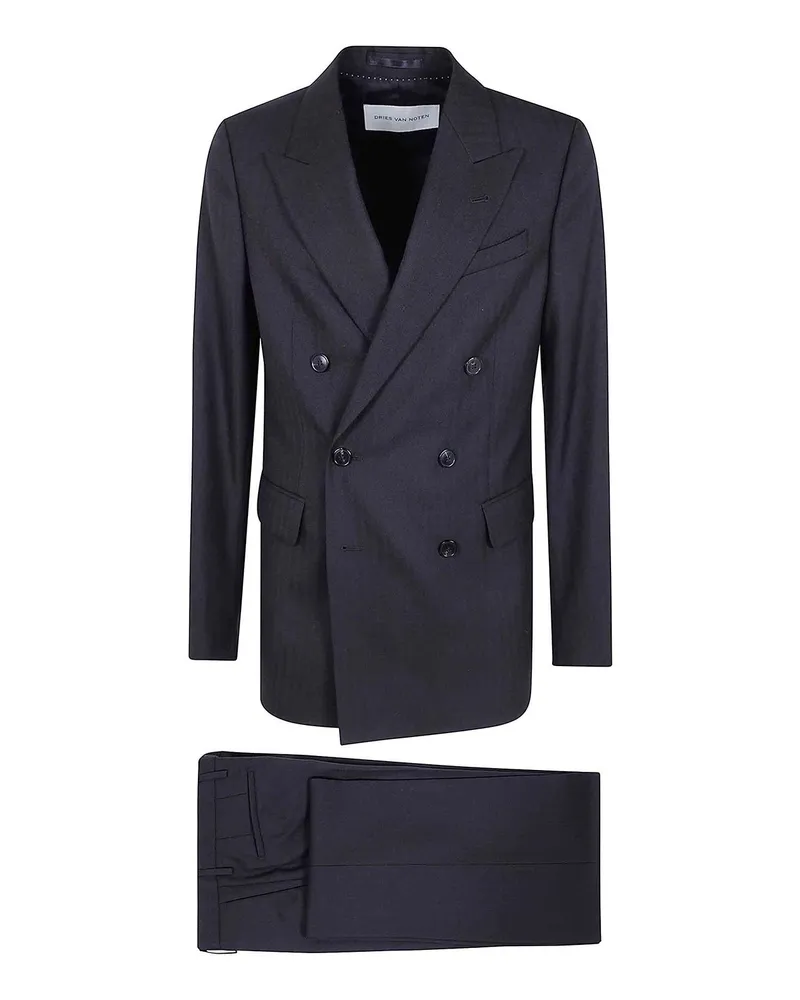 Dries van Noten Eleganter Anzug - Braun Braun