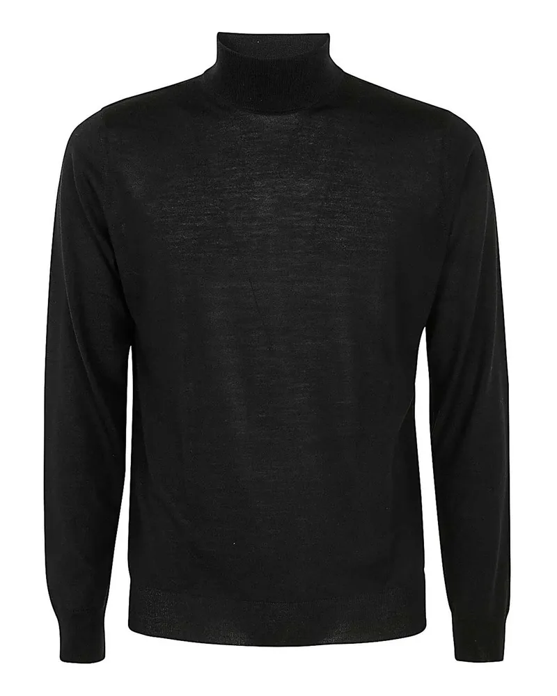 Drumohr Rollkragenpullover - Schwarz