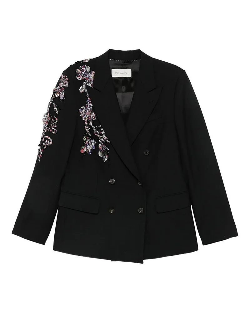 Dries van Noten Casualjacke - Schwarz Schwarz