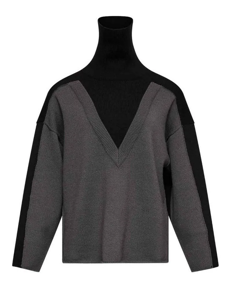 Maison Margiela Rundhalspullover - Schwarz Schwarz