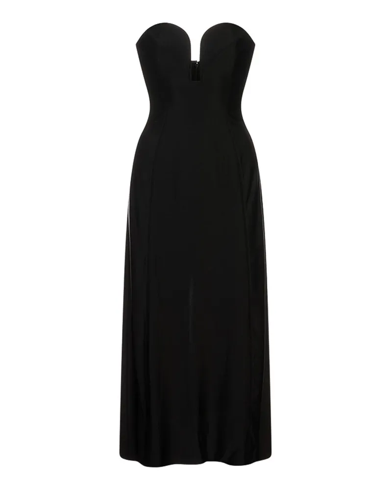 Paco Rabanne Knielanges Kleid - Schwarz Schwarz