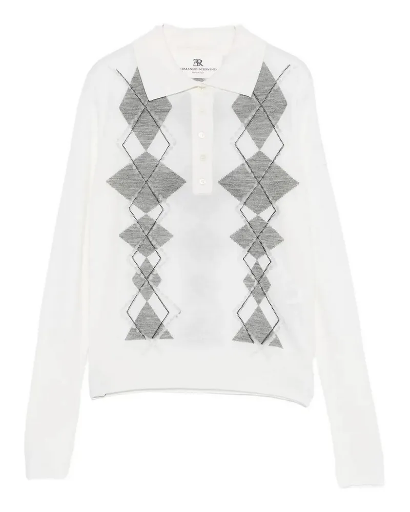 Ermanno Scervino Rollkragenpullover - Weiß Weiß